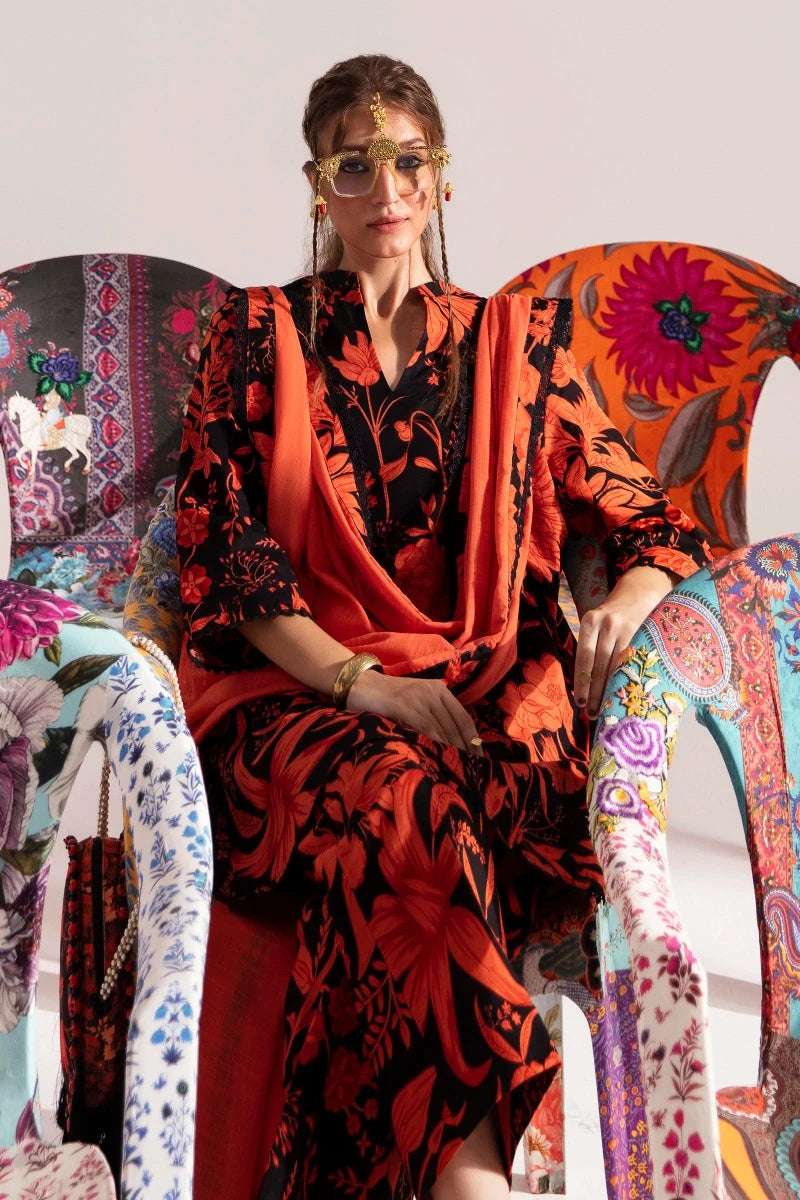SANA SAFINAZ | UNSTITCHED MAHAY WINTER – 3 PIECE SUIT