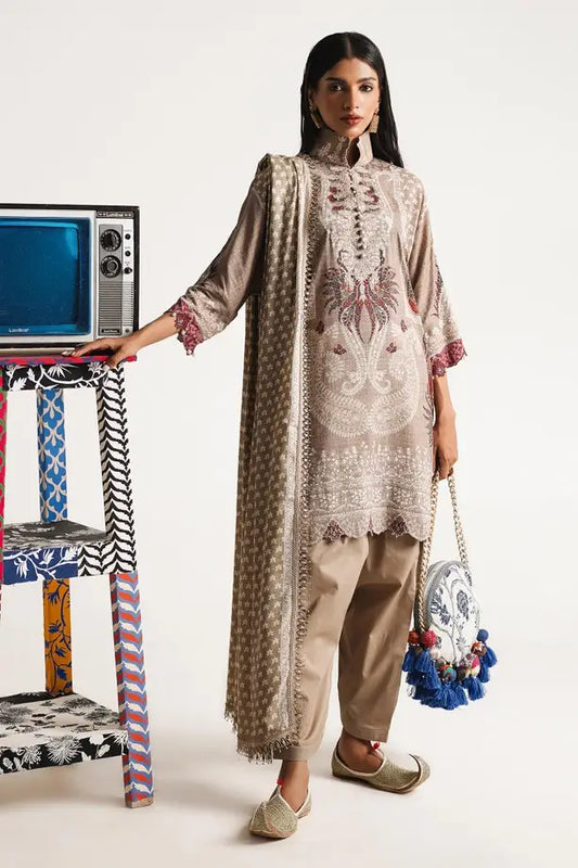 Sana Safinaz | Mahay Winter Unstitched 3Pc | 10A