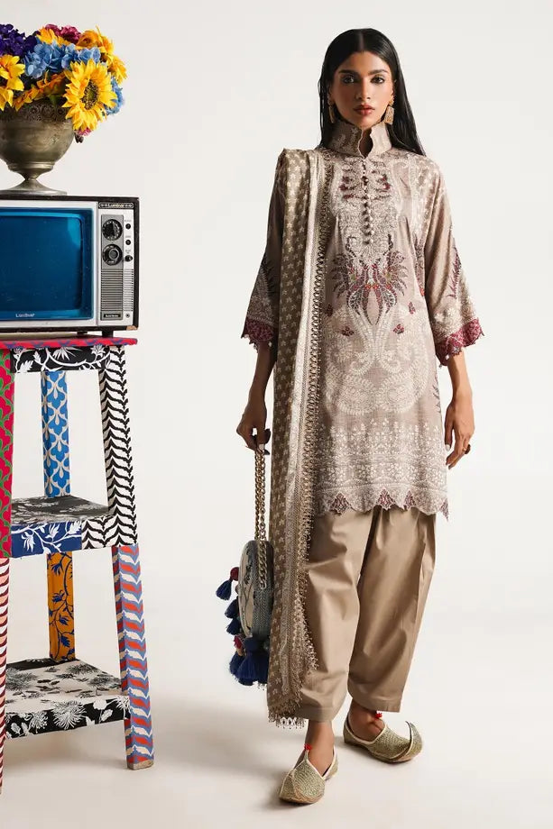 Sana Safinaz | Mahay Winter Unstitched 3Pc | 10A
