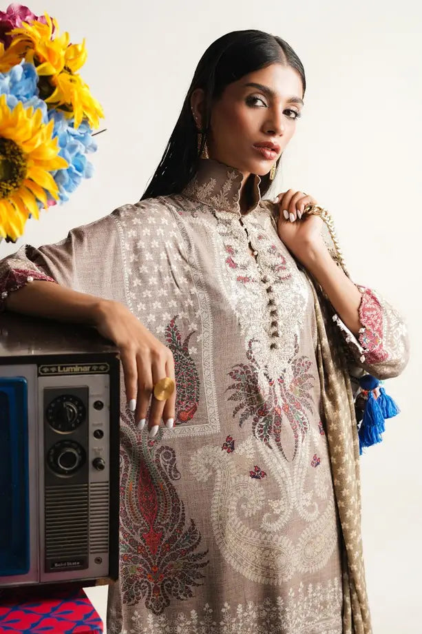 Sana Safinaz | Mahay Winter Unstitched 3Pc | 10A
