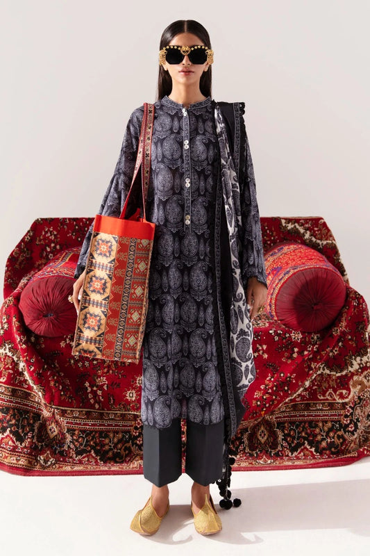 SANA SAFINAZ | UNSTITCHED MAHAY WINTER – 2 PIECE SUIT