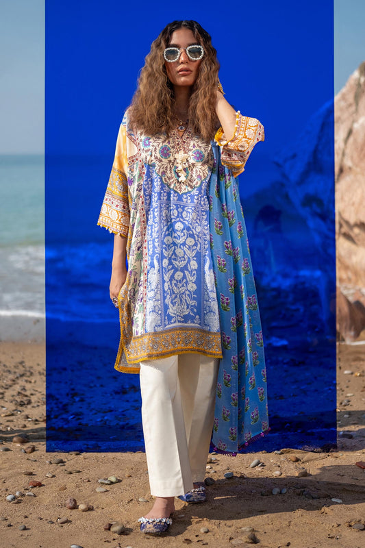 SANA SAFINAZ | UNSTITCHED MAHAY 2 PIECE LAWN SUIT