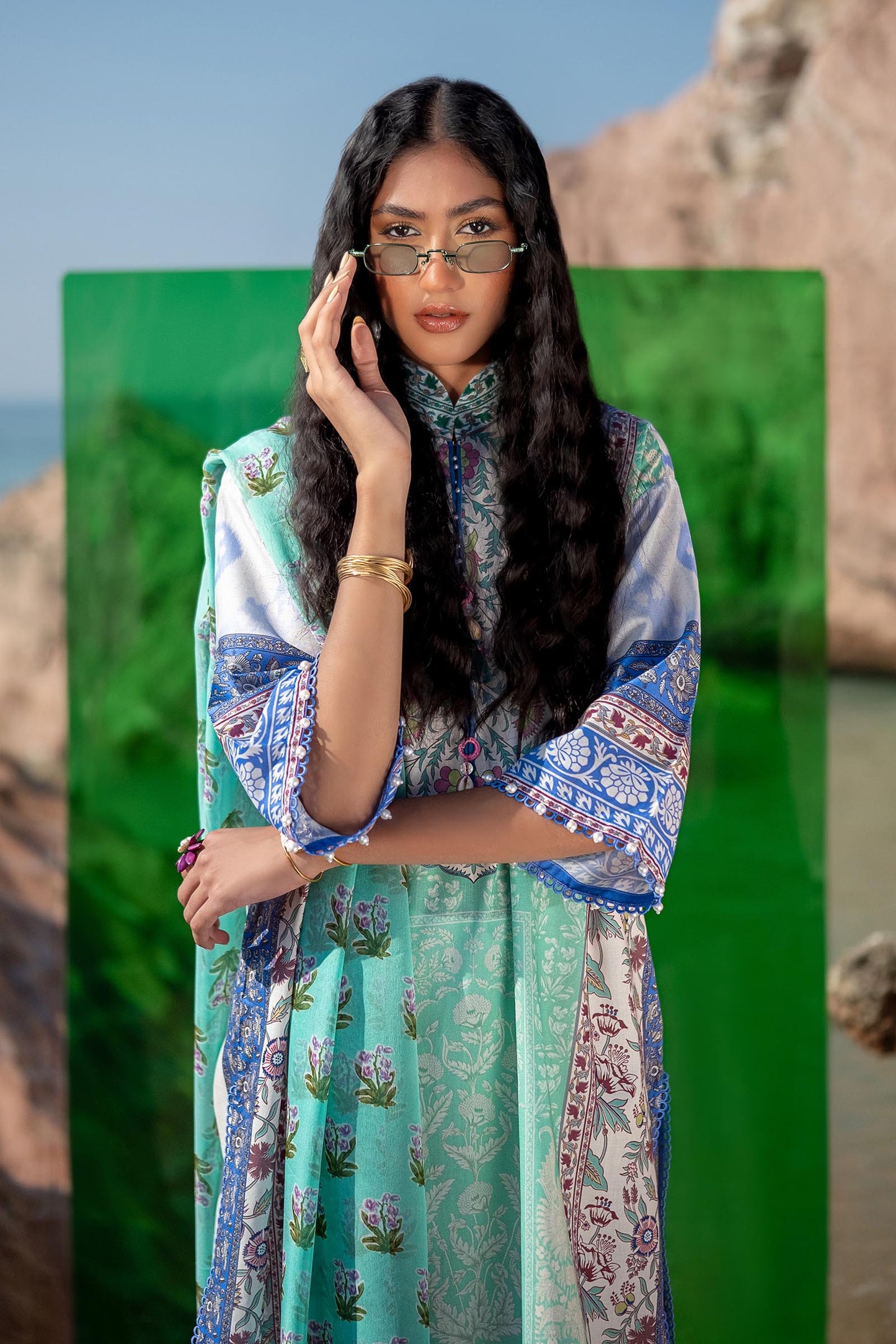 SANA SAFINAZ | UNSTITCHED MAHAY 2 PIECE LAWN SUIT