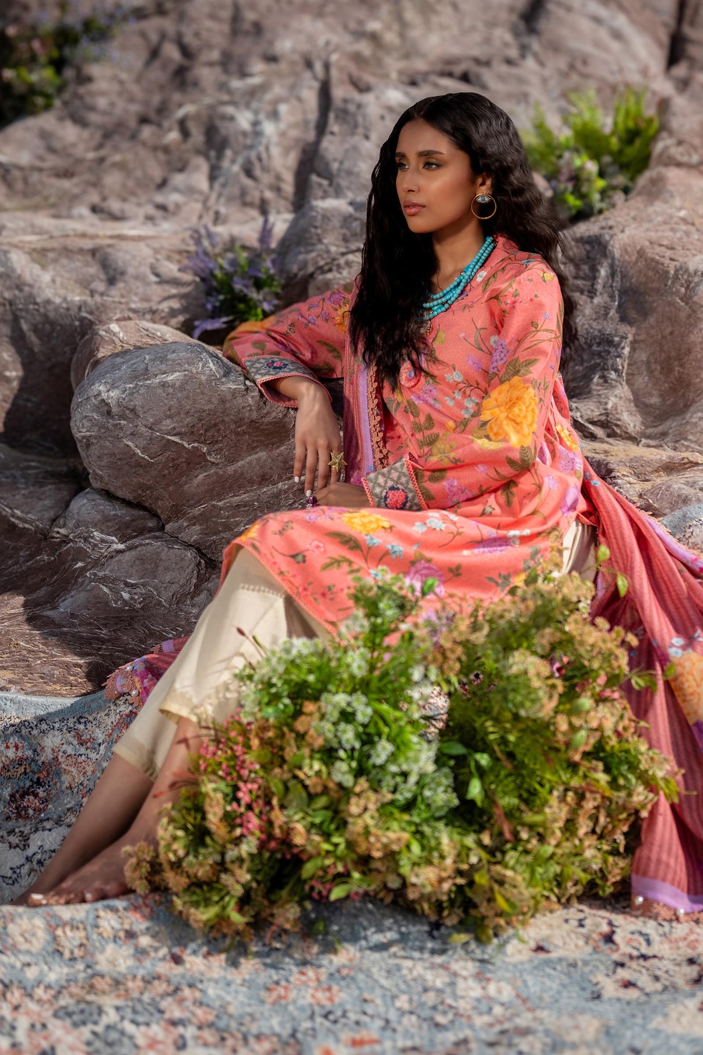 SANA SAFINAZ | UNSTITCHED MAHAY 2 PIECE LAWN SUIT