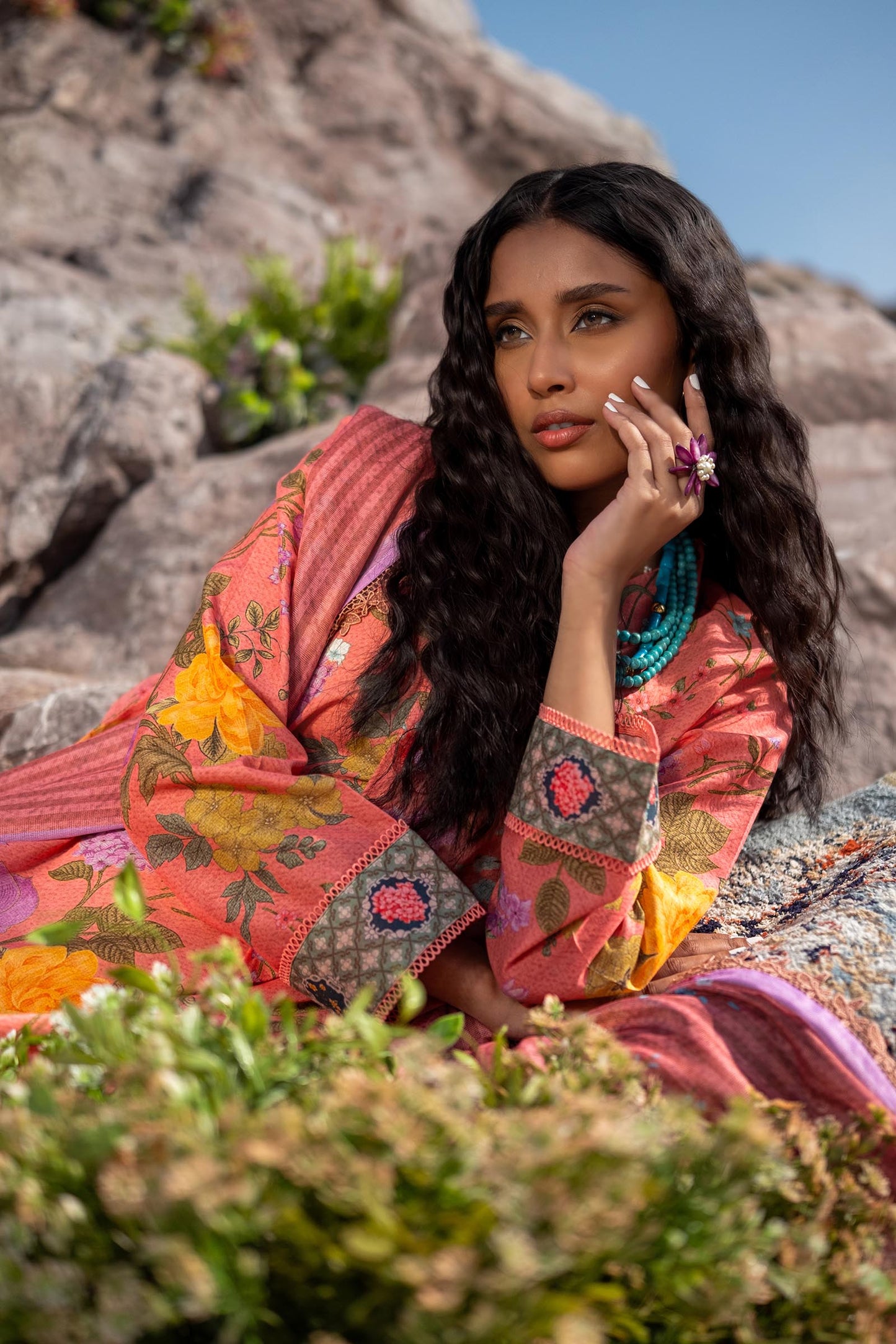 SANA SAFINAZ | UNSTITCHED MAHAY 2 PIECE LAWN SUIT