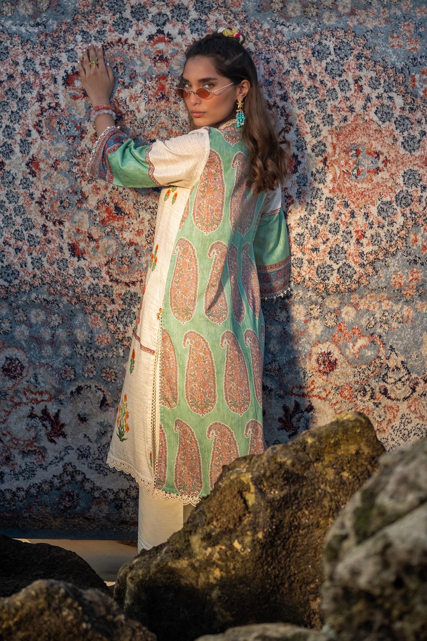 SANA SAFINAZ | UNSTITCHED MAHAY 2 PIECE LAWN SUIT