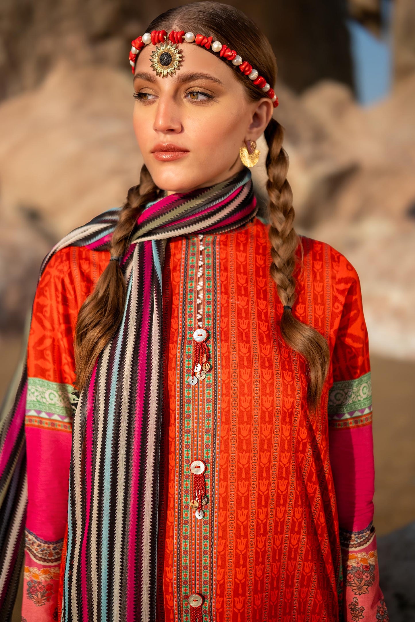 SANA SAFINAZ | UNSTITCHED MAHAY 2 PIECE LAWN SUIT