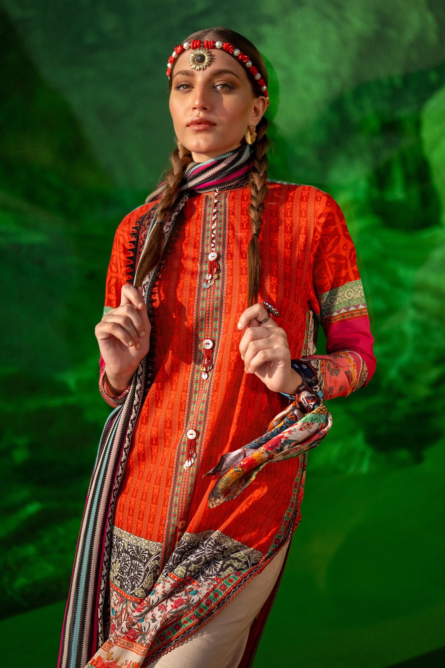 SANA SAFINAZ | UNSTITCHED MAHAY 2 PIECE LAWN SUIT