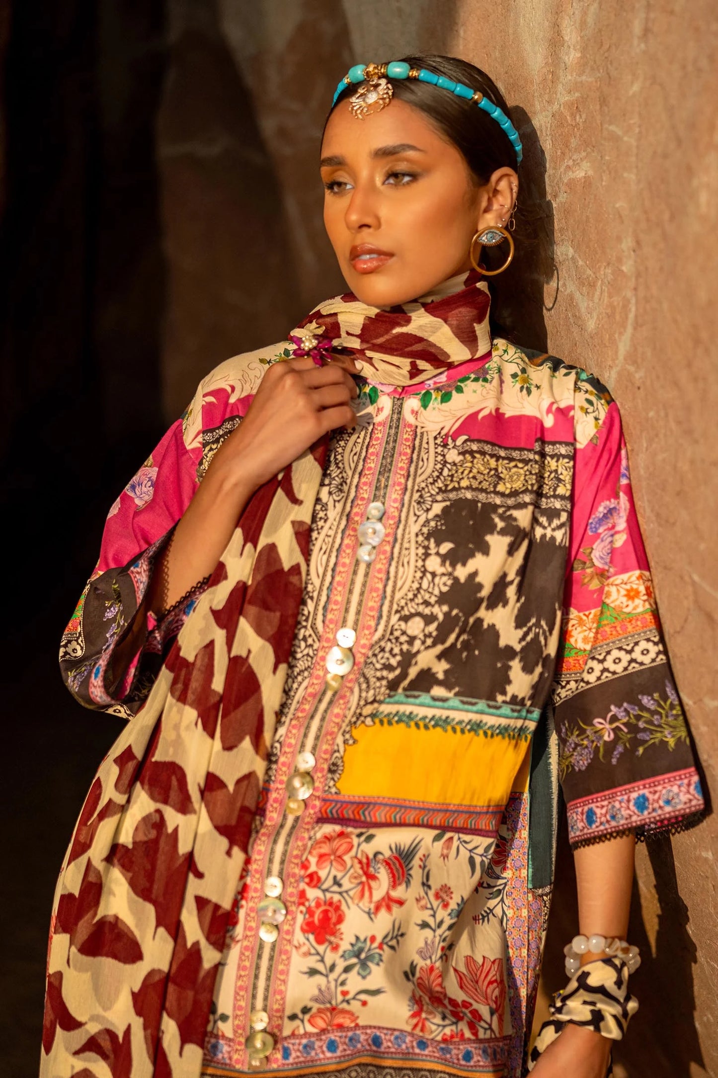 SANA SAFINAZ | UNSTITCHED MAHAY 2 PIECE LAWN SUIT