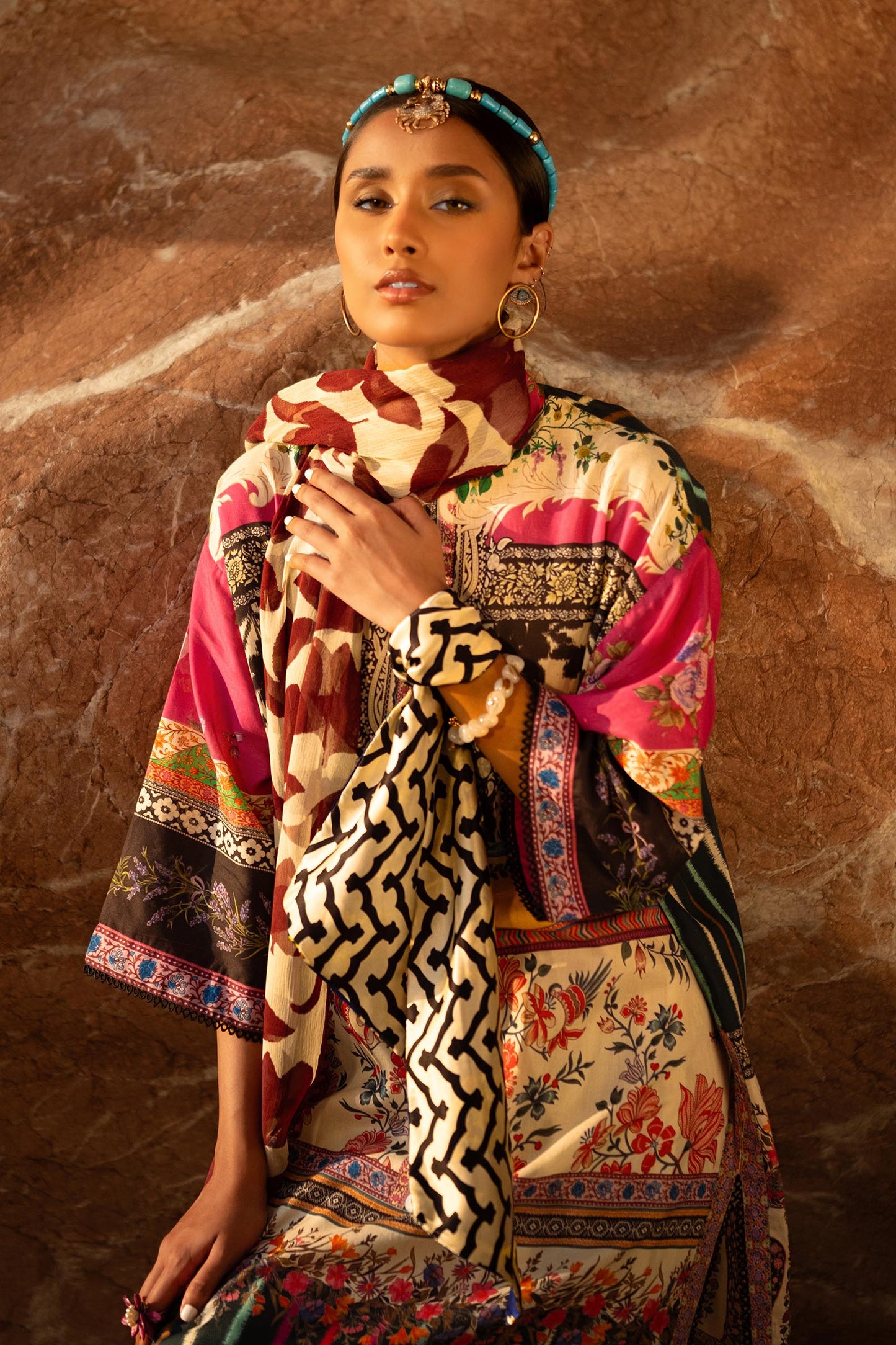SANA SAFINAZ | UNSTITCHED MAHAY 2 PIECE LAWN SUIT
