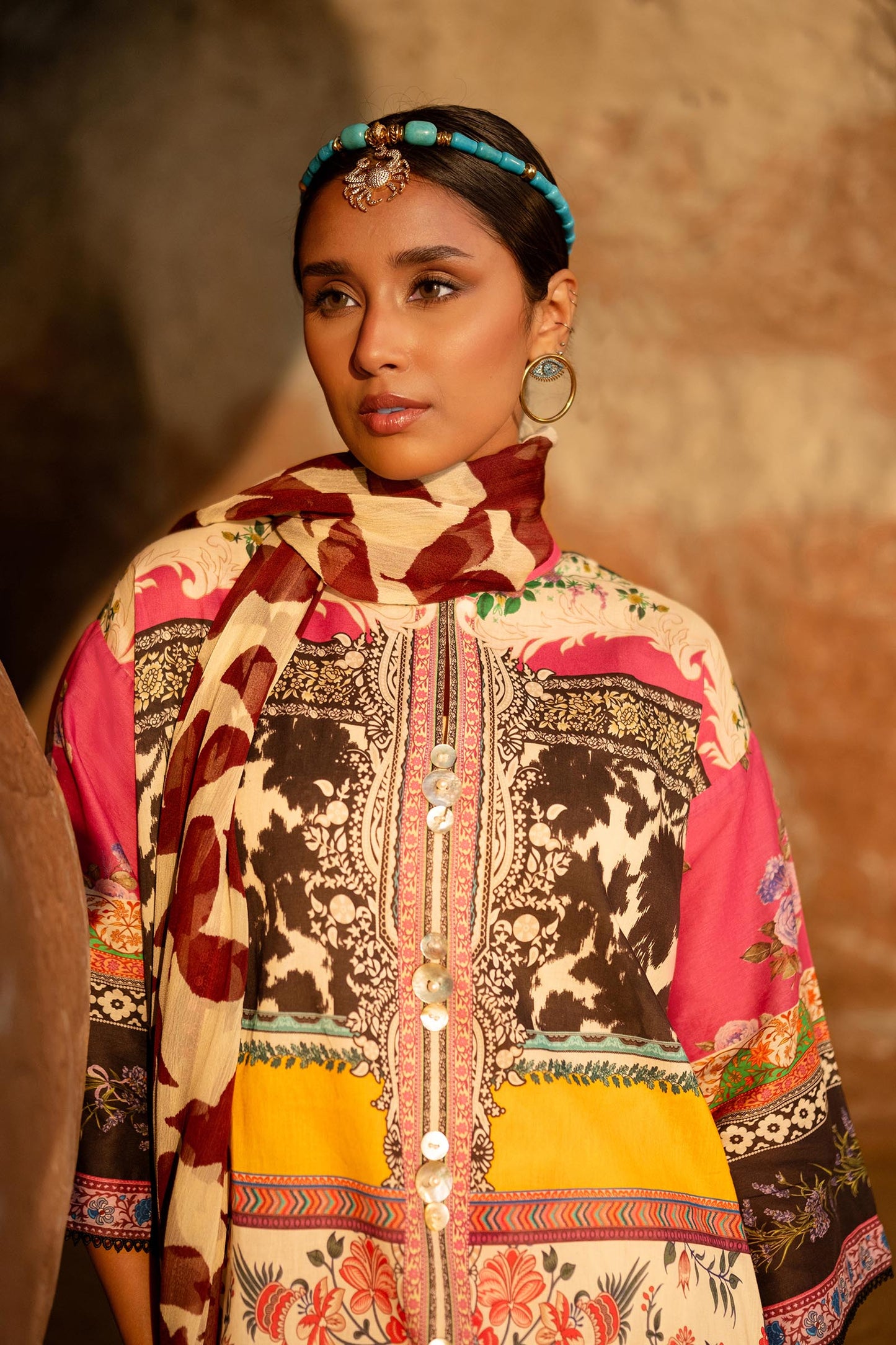 SANA SAFINAZ | UNSTITCHED MAHAY 2 PIECE LAWN SUIT