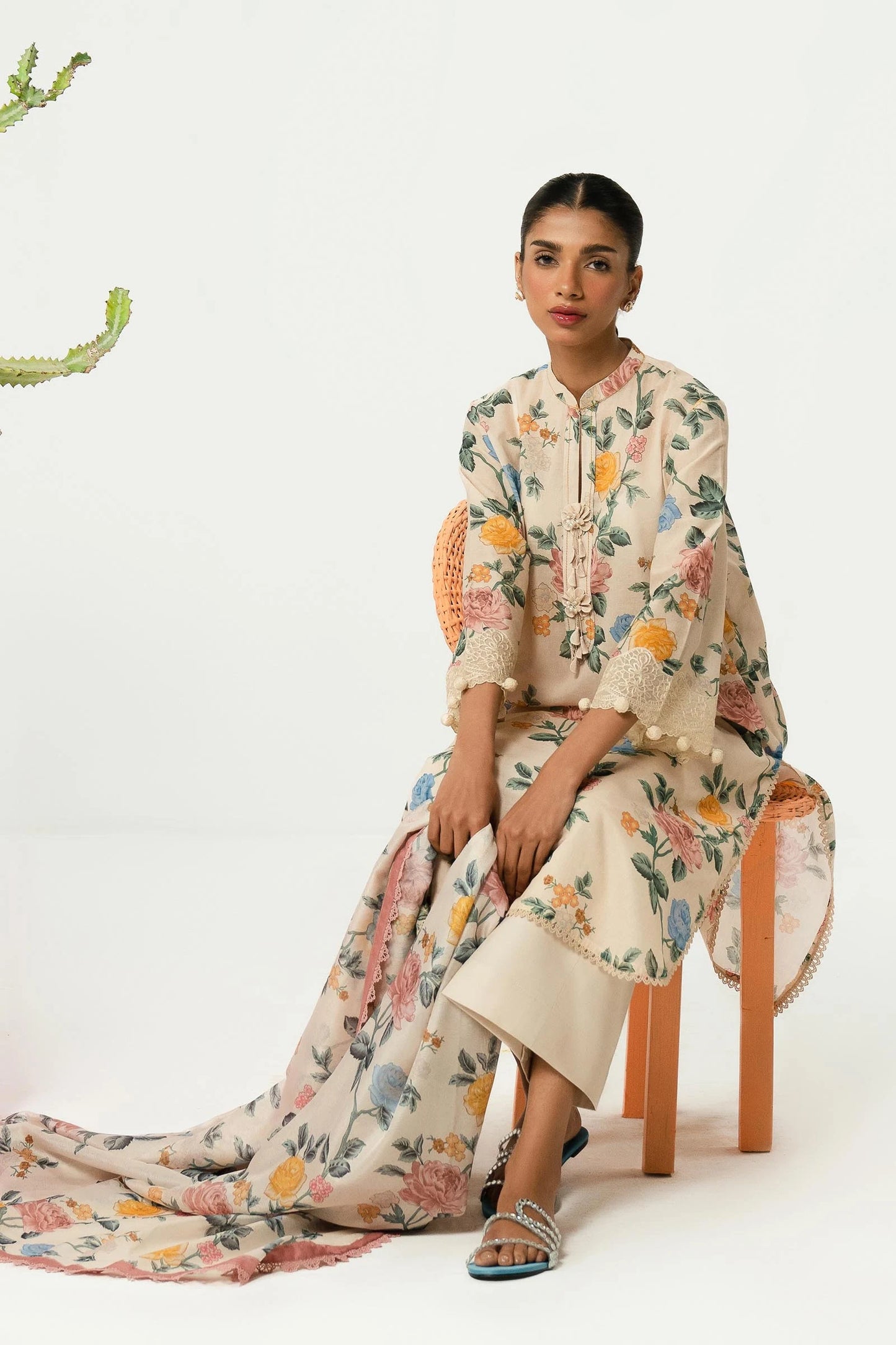 SANA SAFINAZ | UNSTITCHED MAHAY 3 PIECE LAWN SUIT