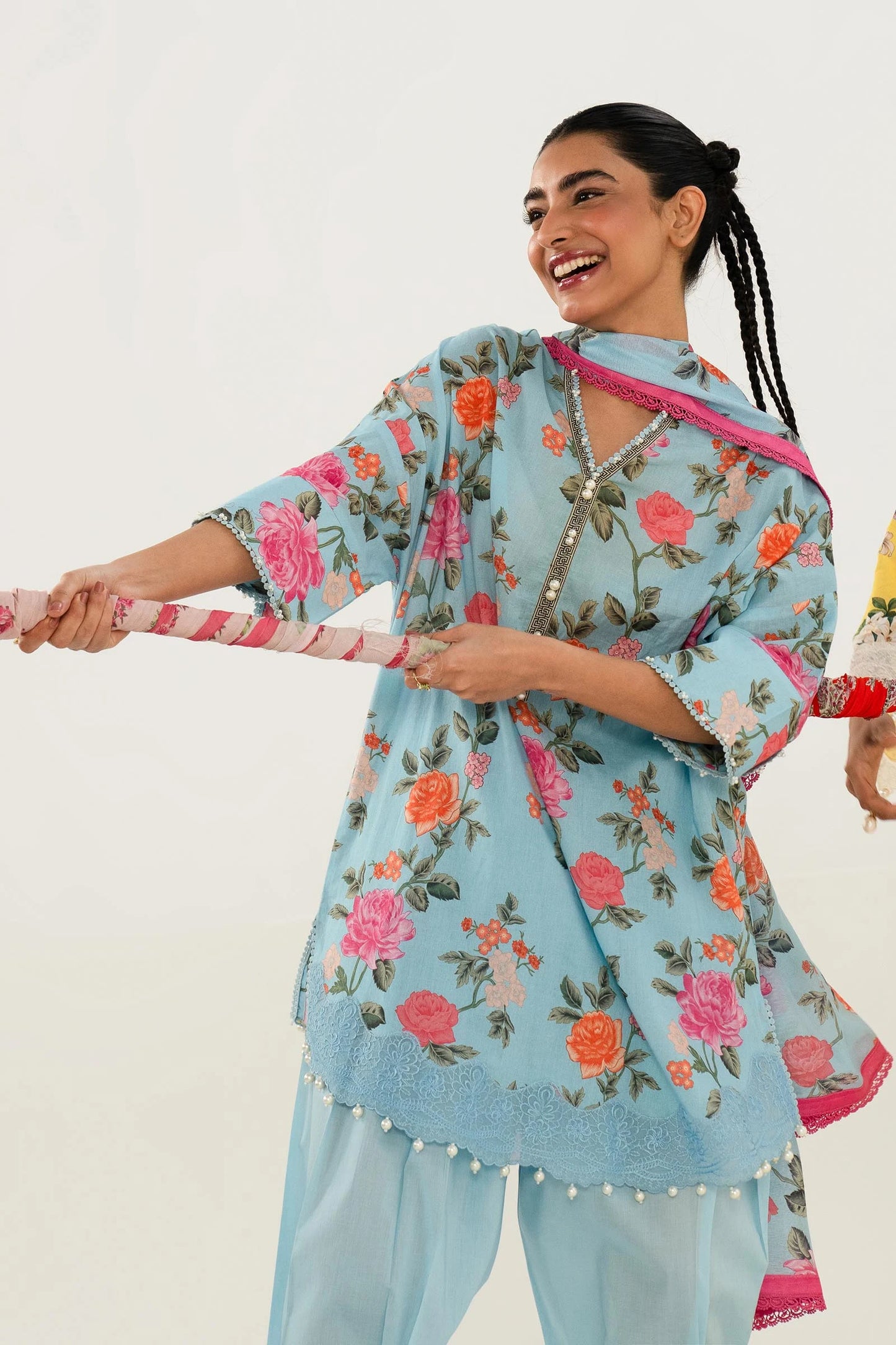 SANA SAFINAZ | UNSTITCHED MAHAY 3 PIECE LAWN SUIT