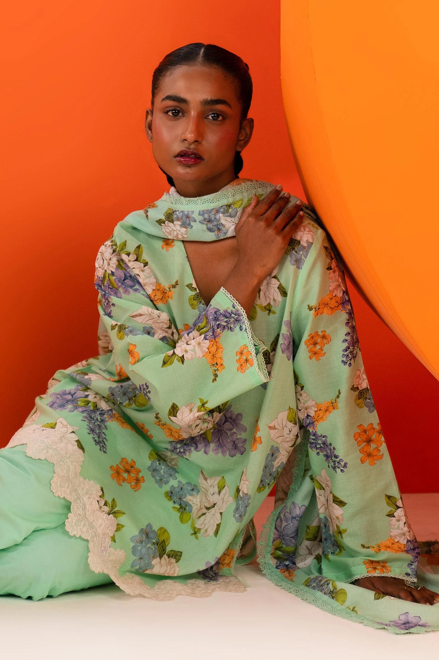 SANA SAFINAZ | UNSTITCHED MAHAY 3 PIECE LAWN SUIT