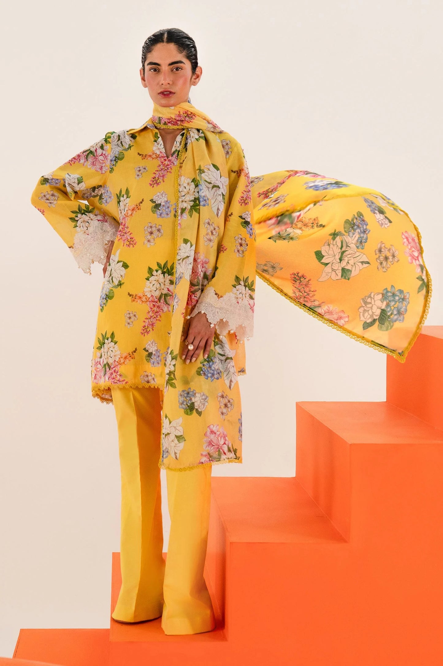 SANA SAFINAZ | UNSTITCHED MAHAY 3 PIECE LAWN SUIT