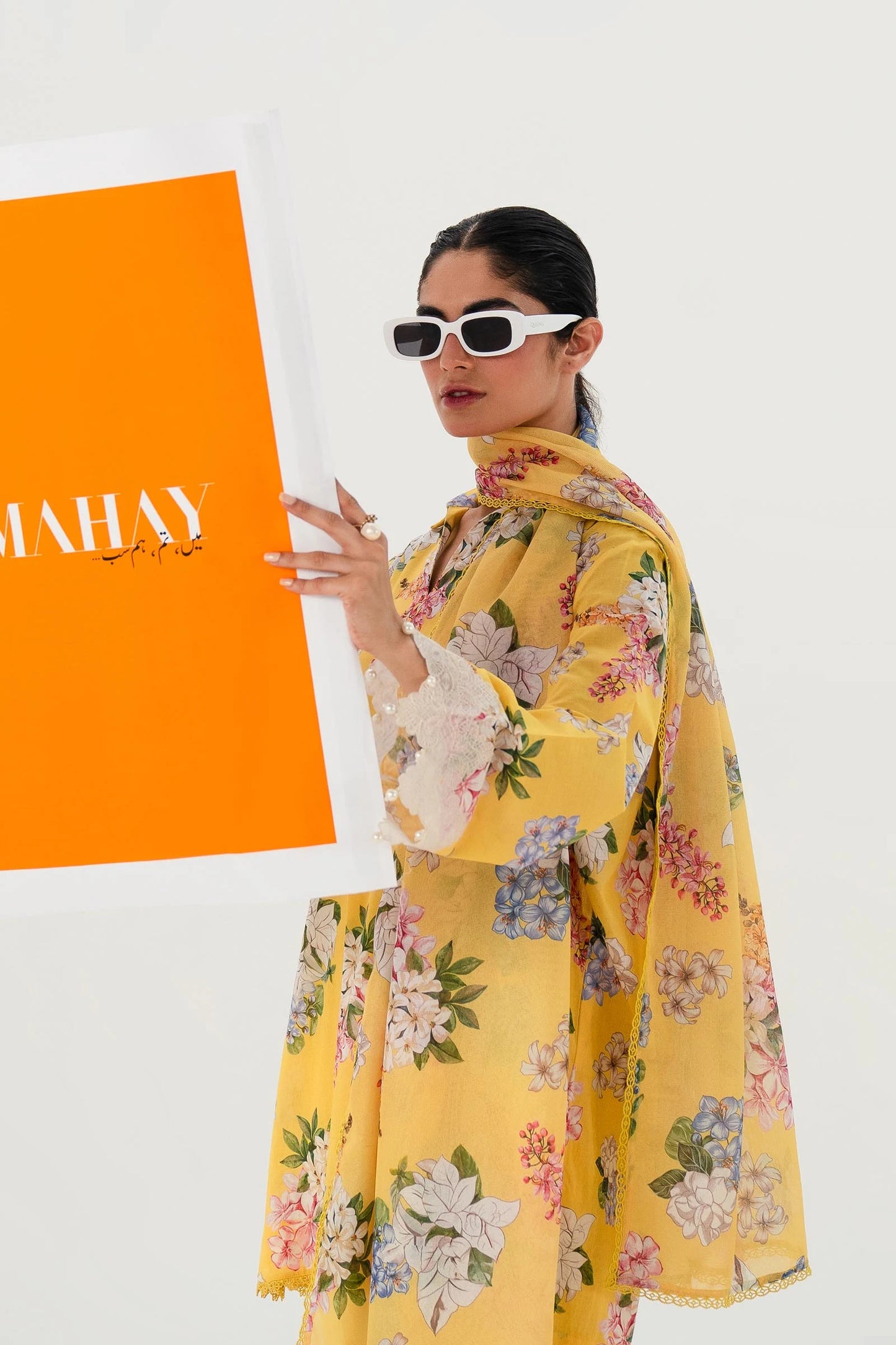 SANA SAFINAZ | UNSTITCHED MAHAY 3 PIECE LAWN SUIT