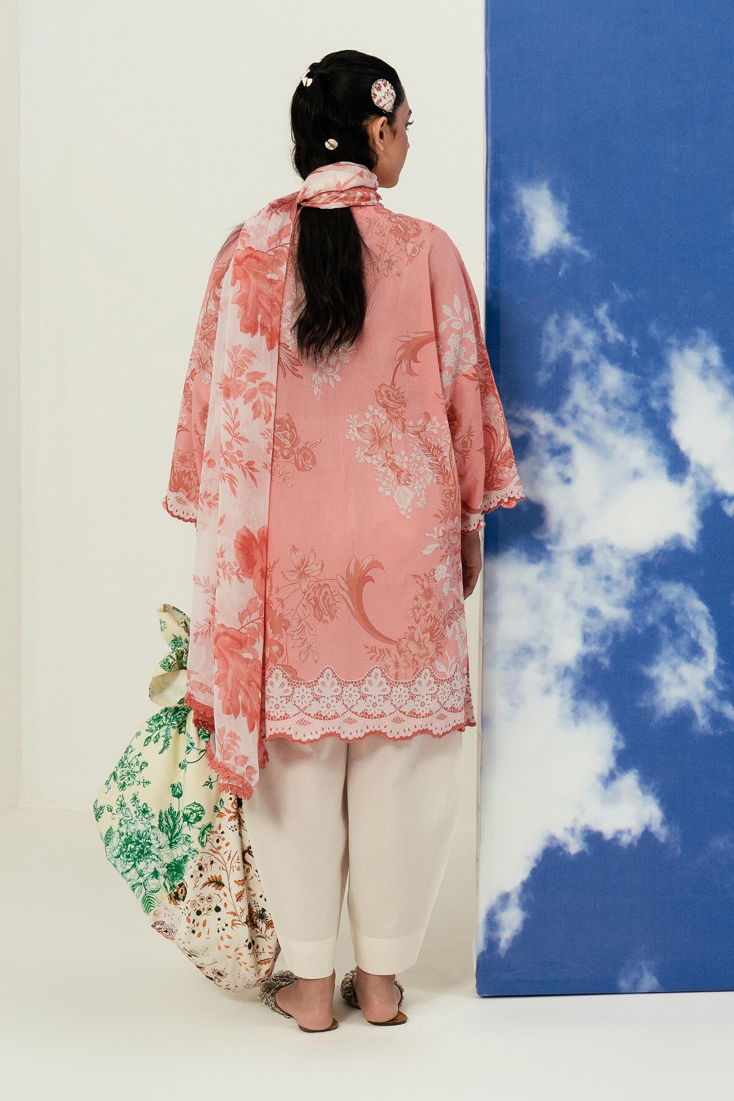 SANA SAFINAZ | UNSTITCHED MAHAY 2 PIECE LAWN SUIT
