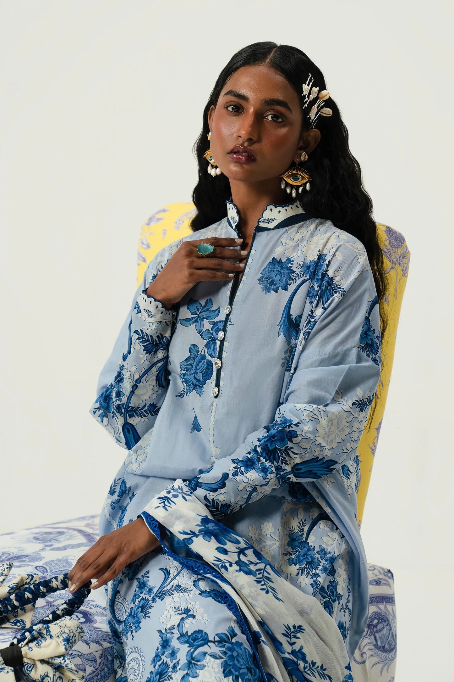 SANA SAFINAZ | UNSTITCHED MAHAY 2 PIECE LAWN SUIT