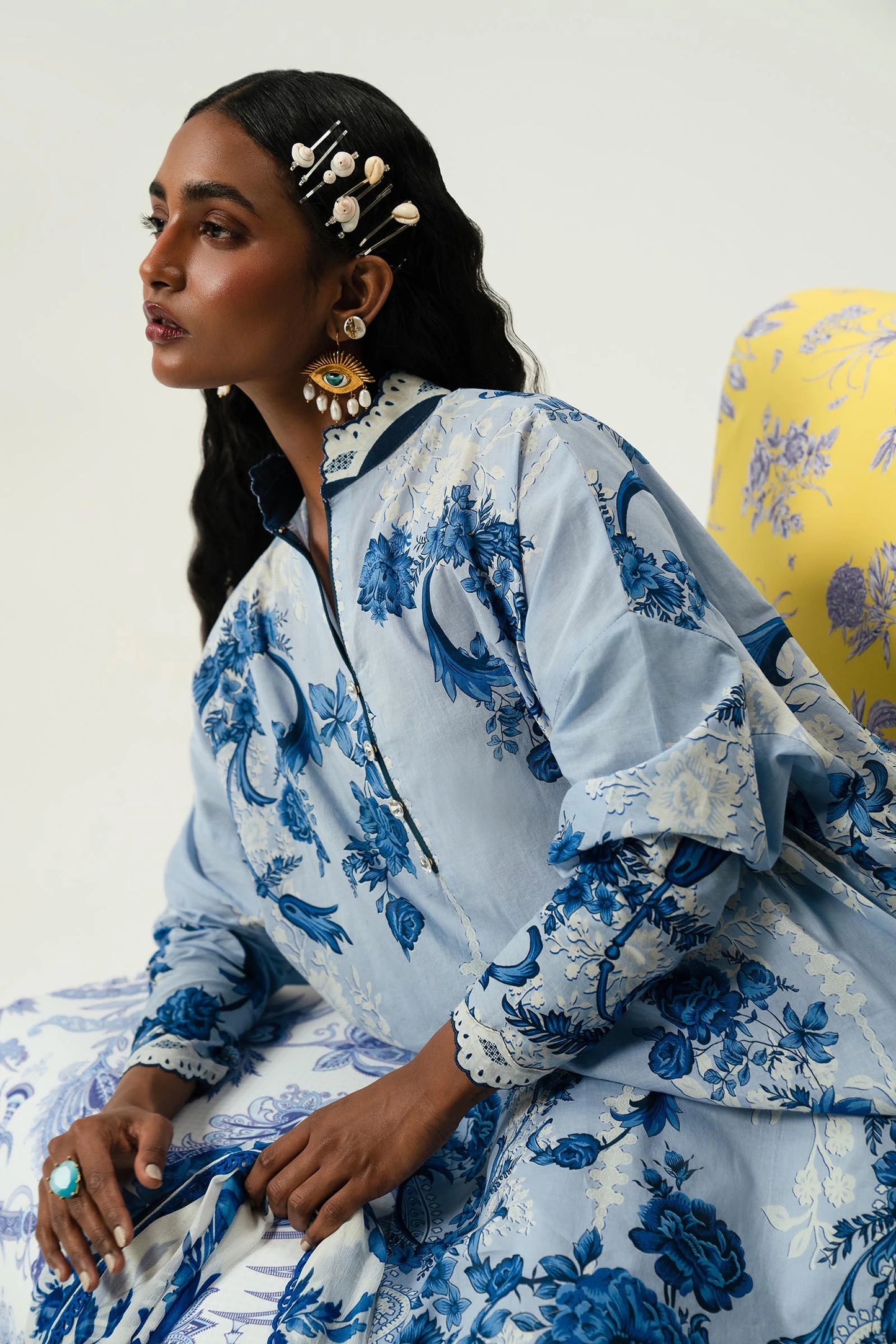 SANA SAFINAZ | UNSTITCHED MAHAY 2 PIECE LAWN SUIT
