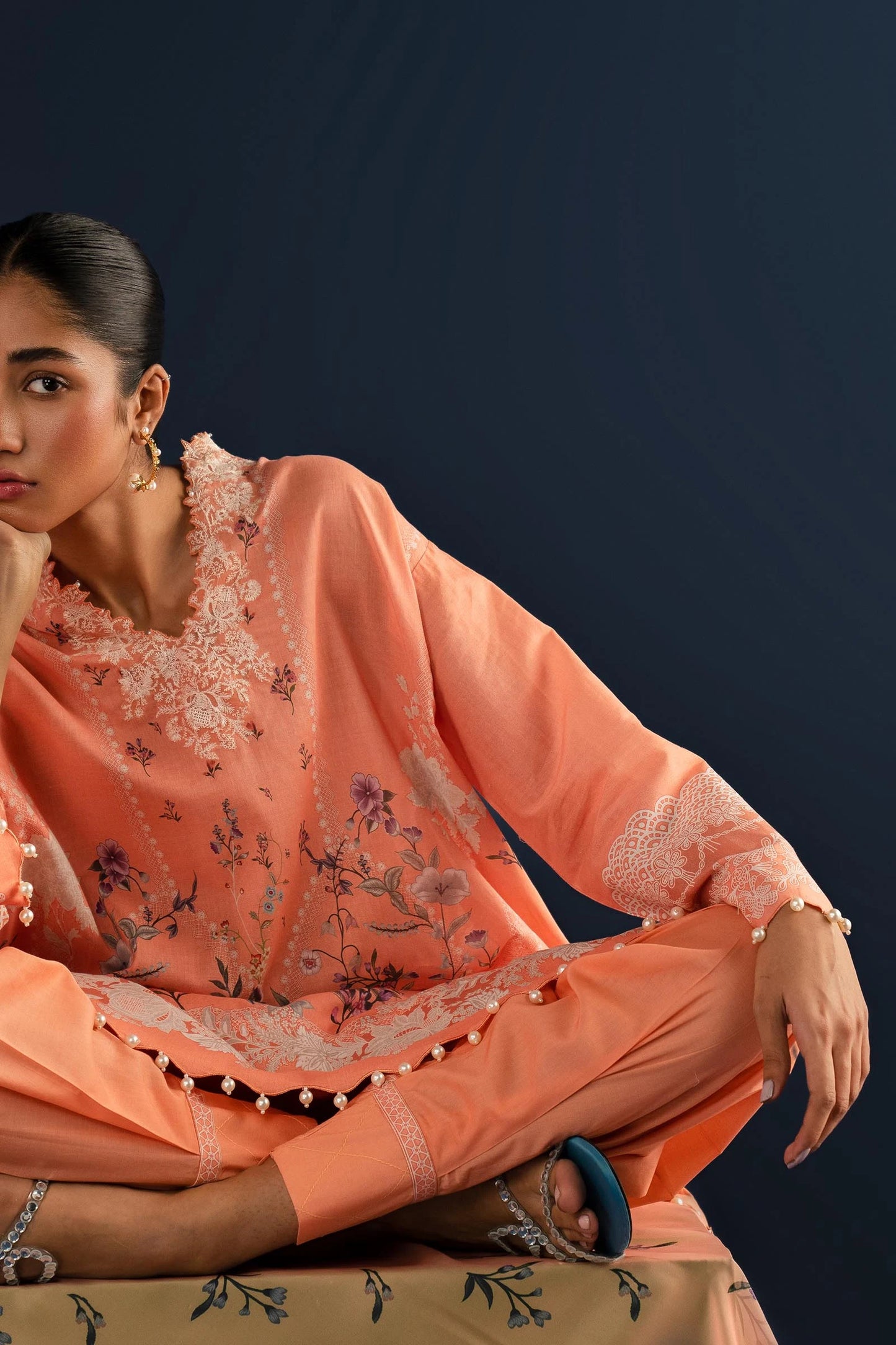 SANA SAFINAZ | UNSTITCHED MAHAY 3 PIECE LAWN SUIT