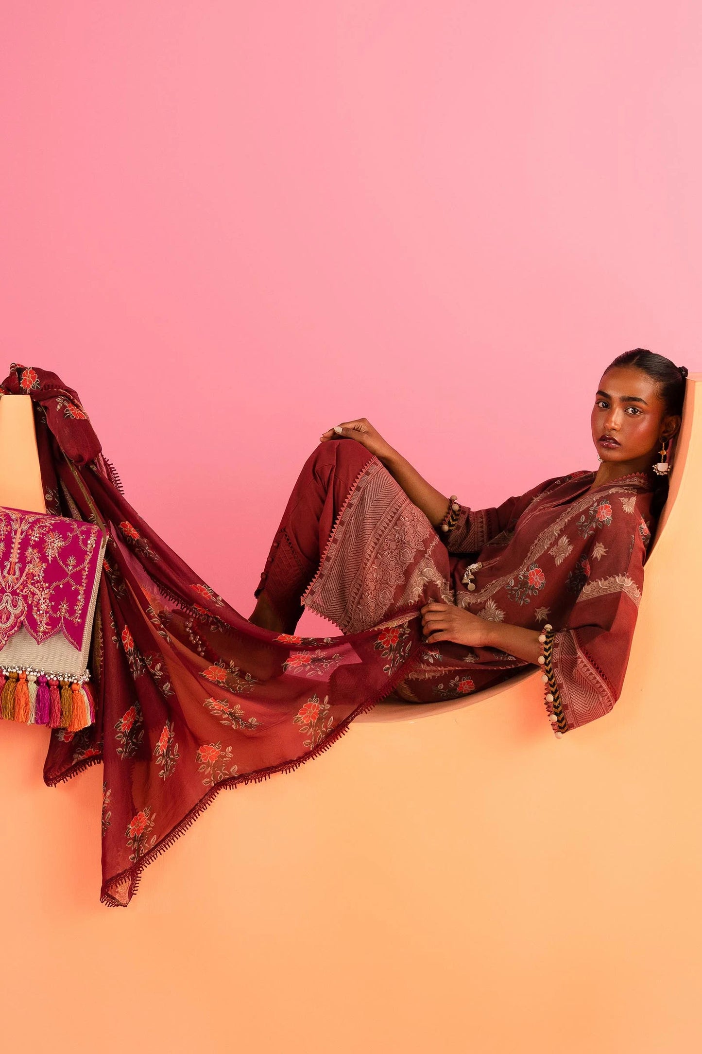 SANA SAFINAZ | UNSTITCHED MAHAY 3 PIECE LAWN SUIT