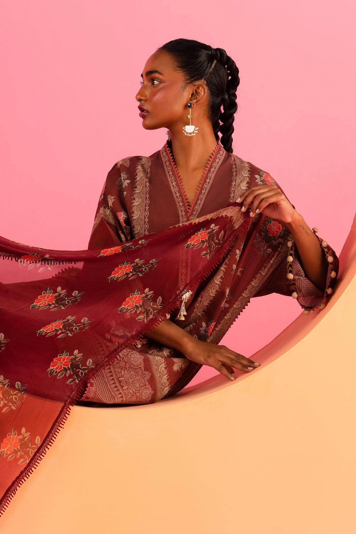 SANA SAFINAZ | UNSTITCHED MAHAY 3 PIECE LAWN SUIT