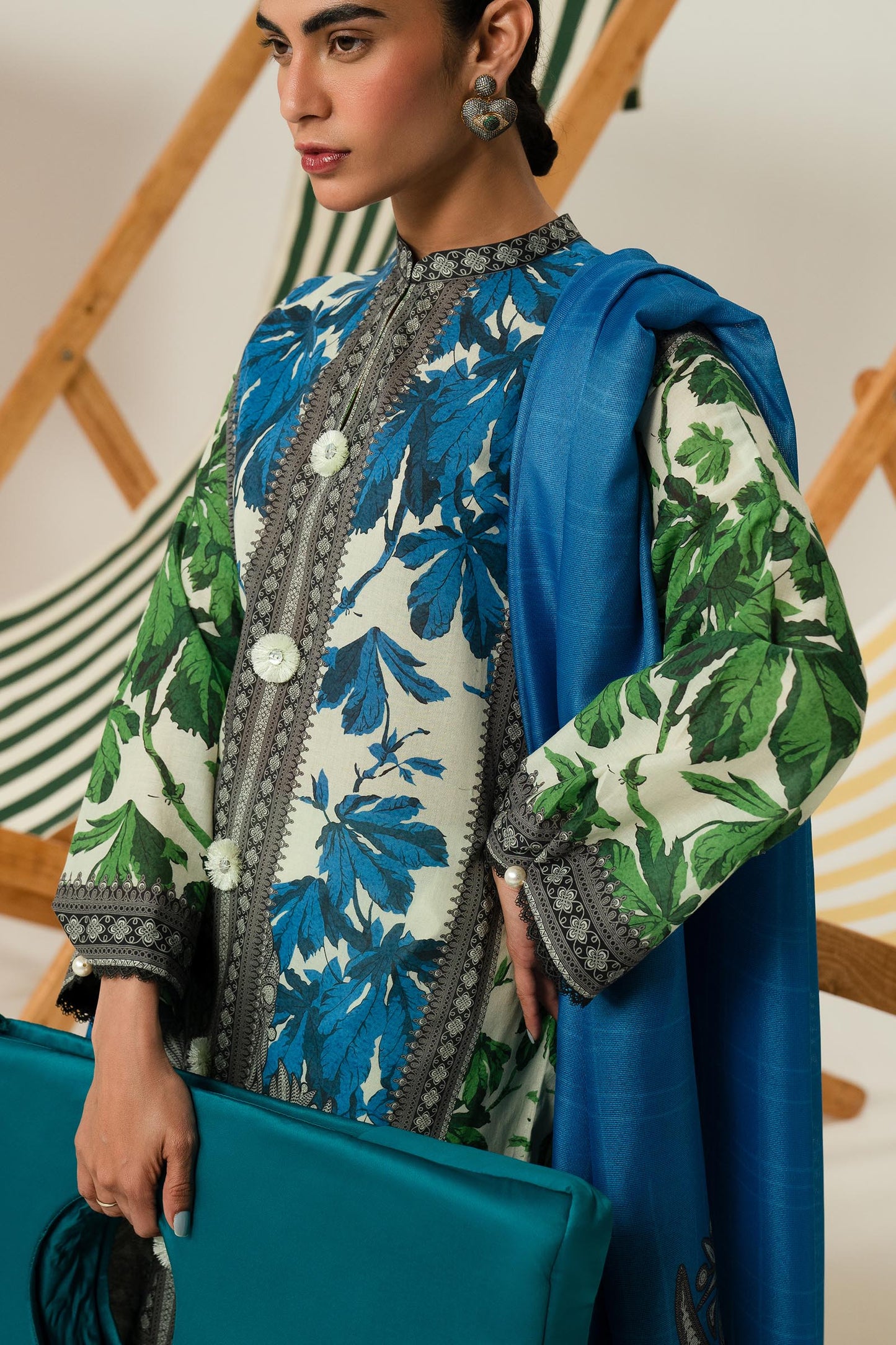 SANA SAFINAZ | UNSTITCHED MAHAY 2 PIECE LAWN SUIT
