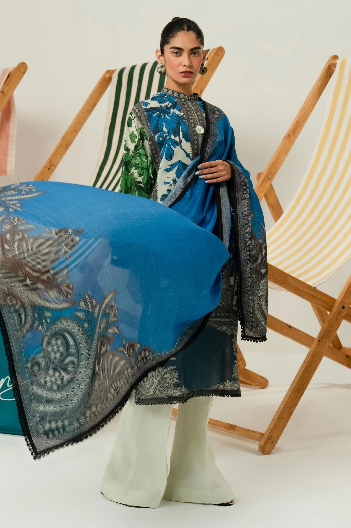 SANA SAFINAZ | UNSTITCHED MAHAY 2 PIECE LAWN SUIT