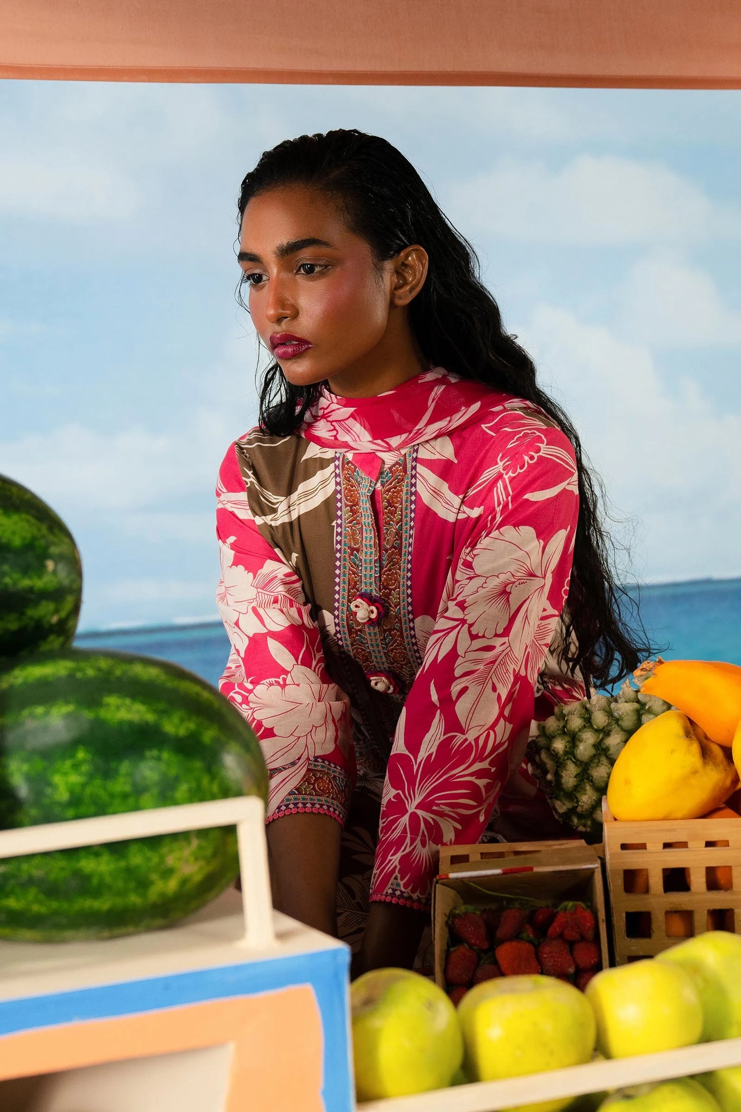 SANA SAFINAZ | UNSTITCHED MAHAY 2 PIECE LAWN SUIT