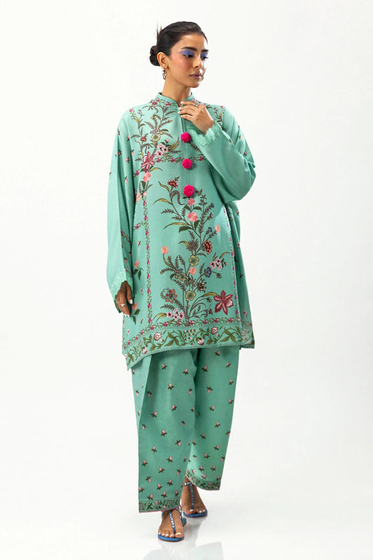 SANA SAFINAZ | UNSTITCHED MAHAY WINTER - 2 PIECE SUIT | 7B