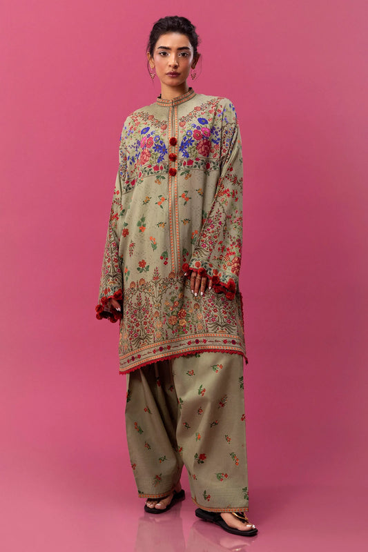 SANA SAFINAZ | UNSTITCHED MAHAY WINTER - 2 PIECE SUIT | 11B