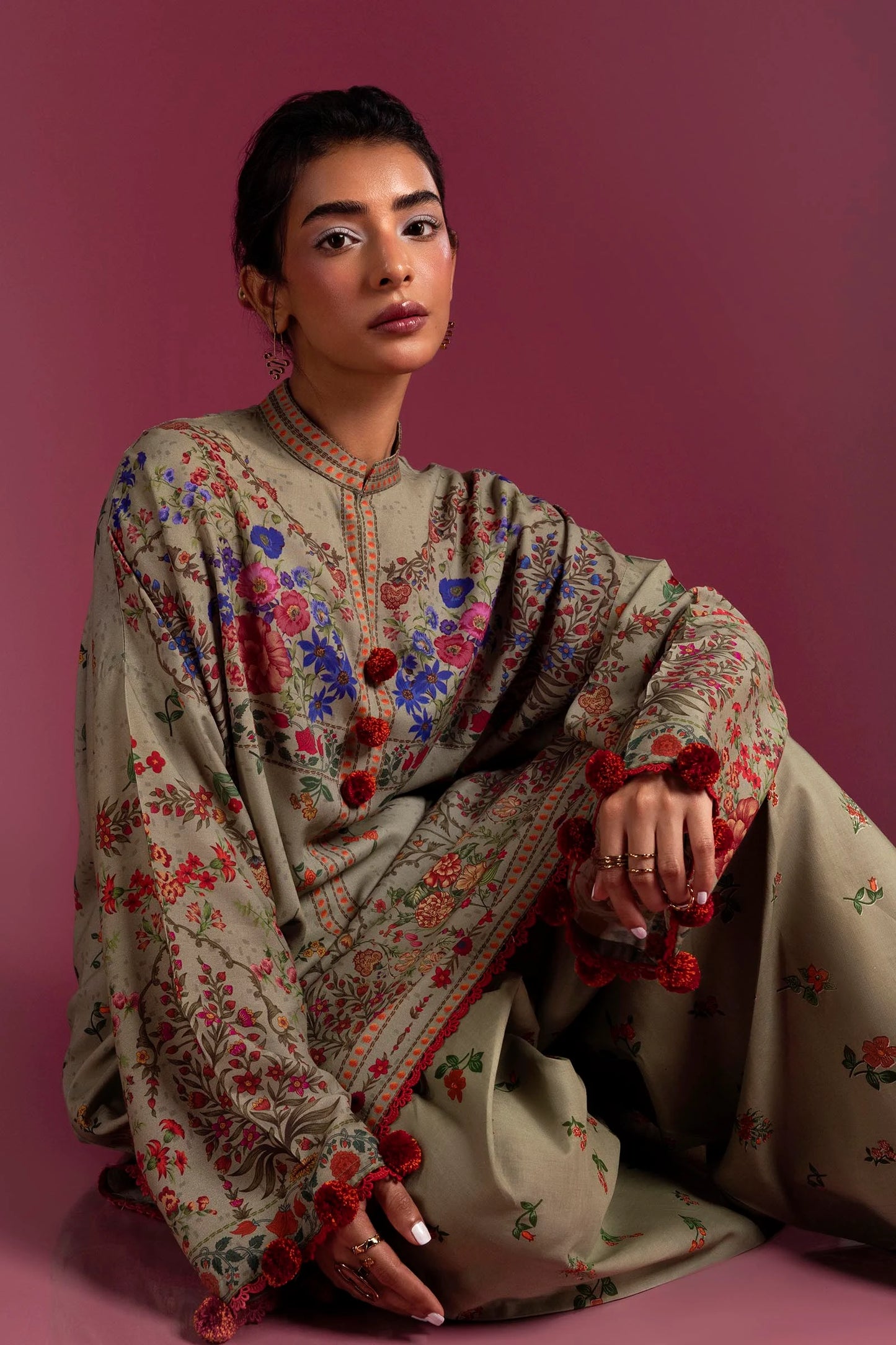 SANA SAFINAZ | UNSTITCHED MAHAY WINTER - 2 PIECE SUIT | 11B