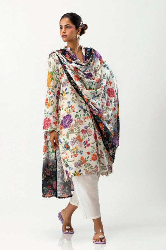 SANA SAFINAZ | UNSTITCHED MAHAY WINTER – 2 PIECE SUIT