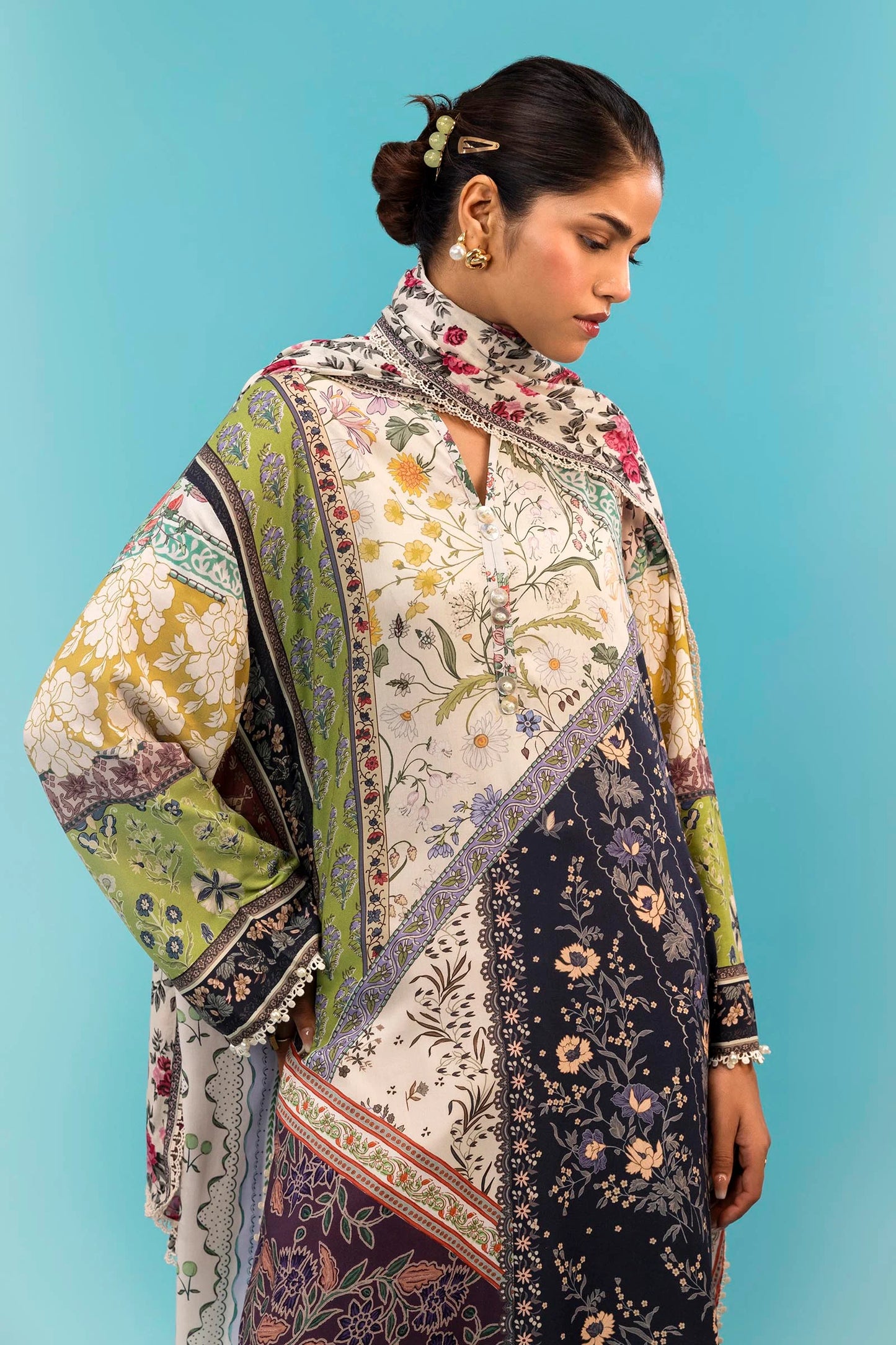 SANA SAFINAZ | UNSTITCHED MAHAY WINTER – 2 PIECE SUIT