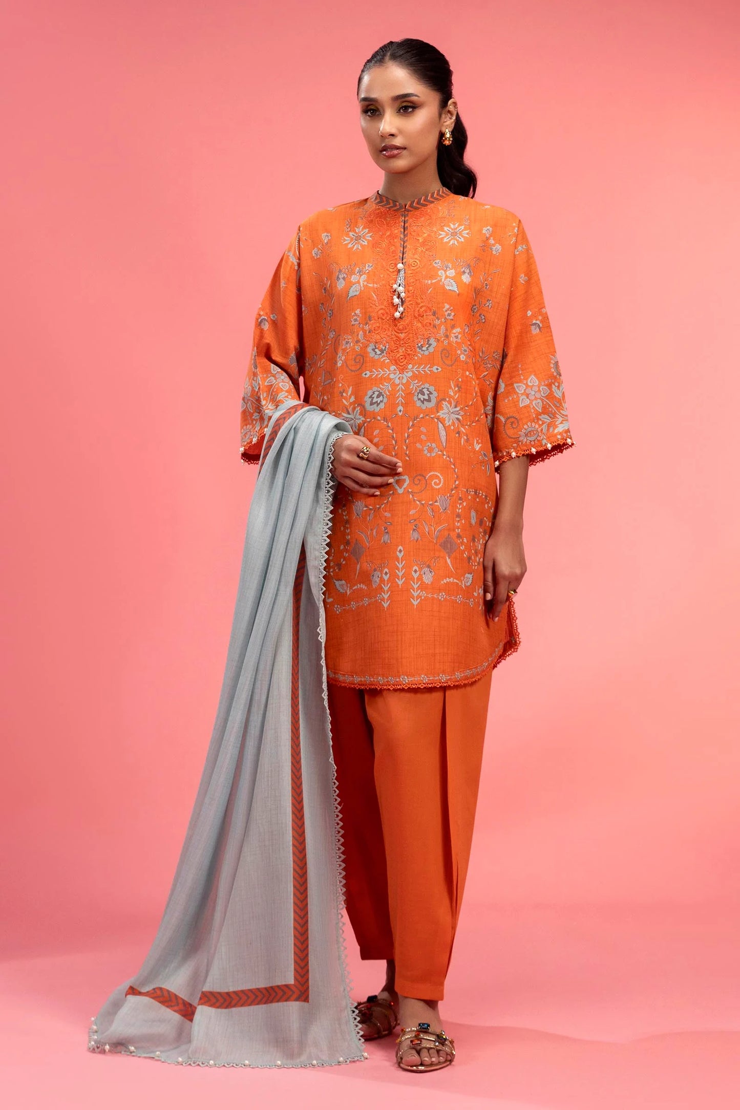 SANA SAFINAZ | UNSTITCHED MAHAY SUMMER – 3 PIECE LAWN SUIT