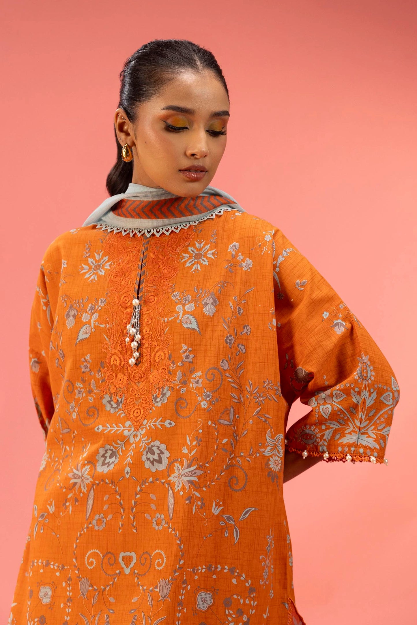SANA SAFINAZ | UNSTITCHED MAHAY SUMMER – 3 PIECE LAWN SUIT