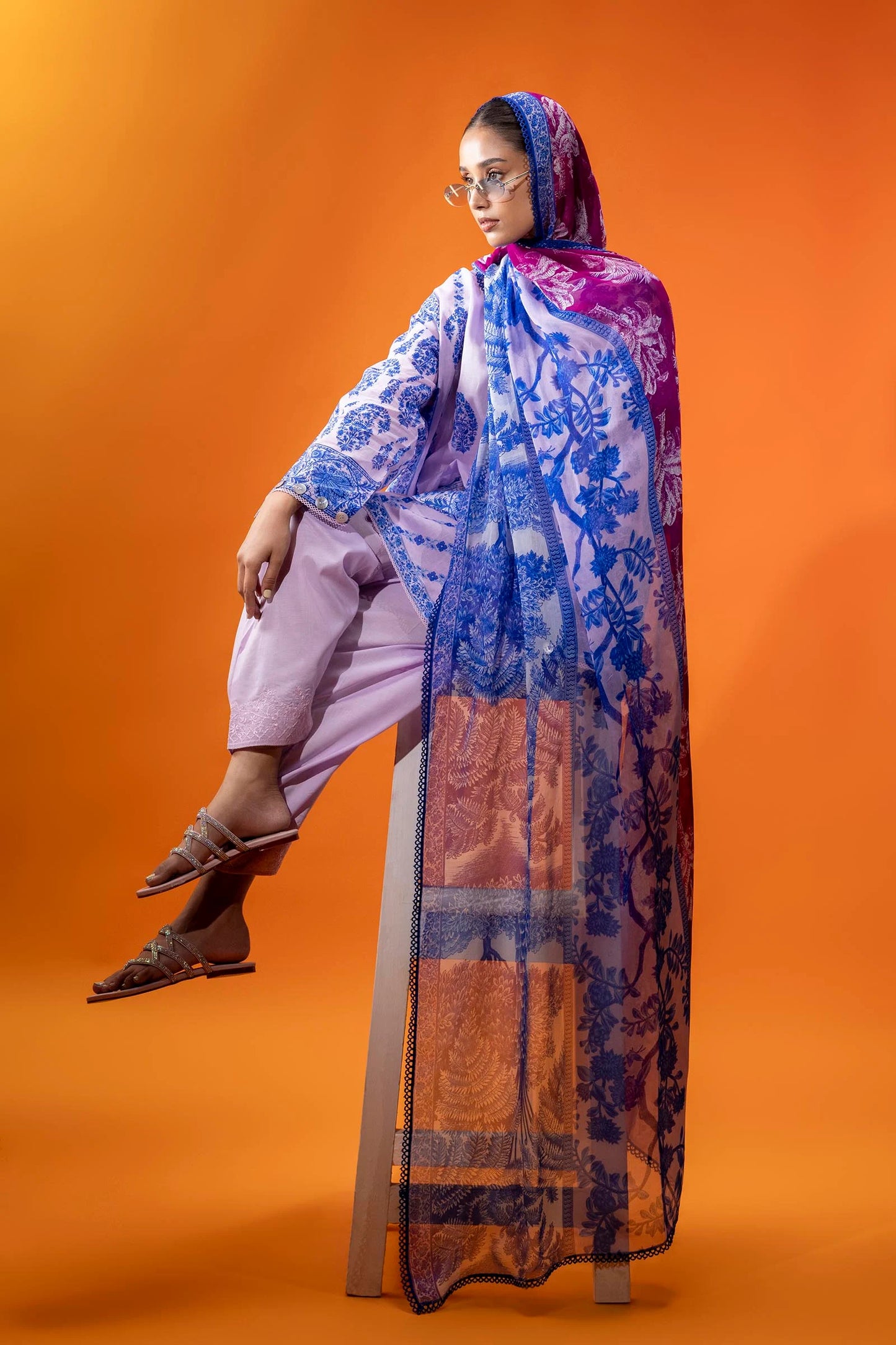 SANA SAFINAZ | UNSTITCHED MAHAY SUMMER – 3 PIECE LAWN SUIT