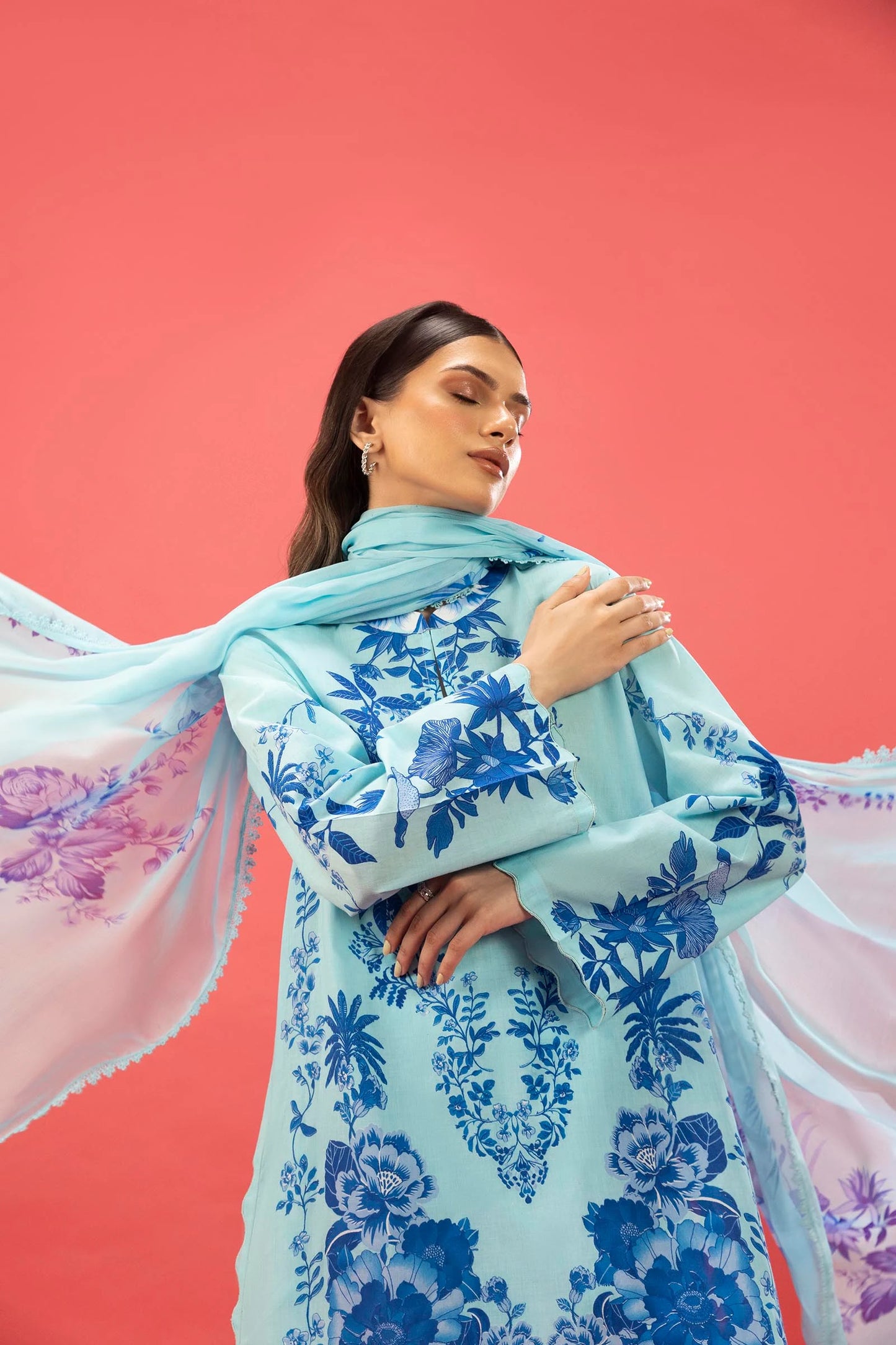 SANA SAFINAZ | UNSTITCHED MAHAY SUMMER – 3 PIECE LAWN SUIT