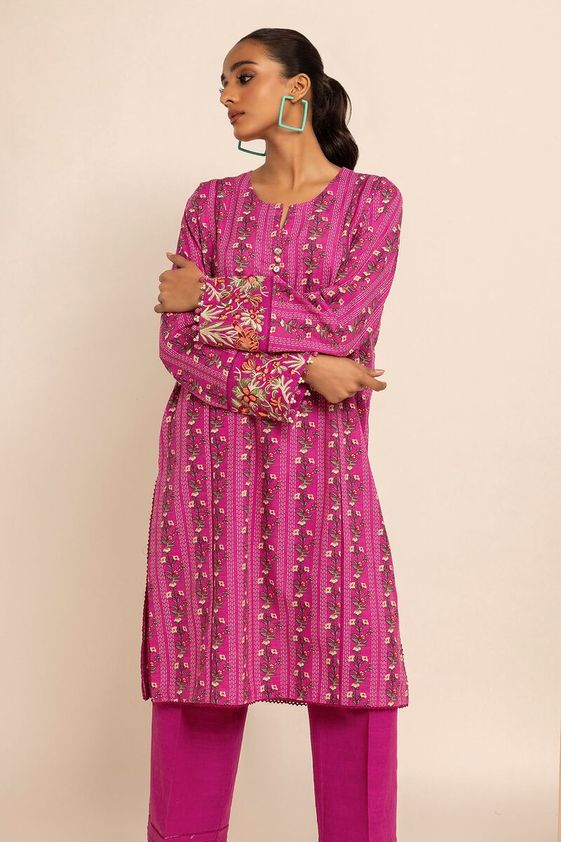 KHAADI | UNSTITCHED 2 PIECE EMBROIDERED KHADDAR SUIT