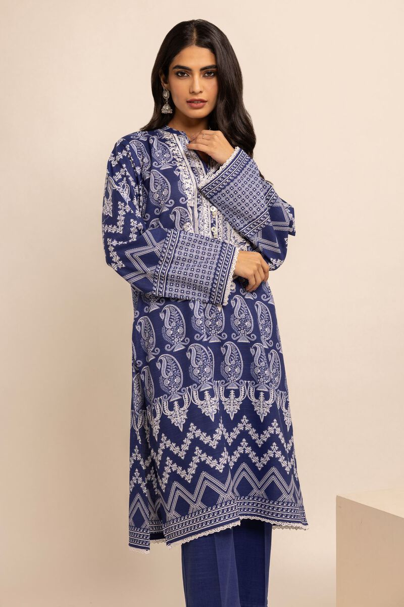 KHAADI | UNSTITCHED 2 PIECE EMBROIDERED LIGHT KHADDAR SUIT