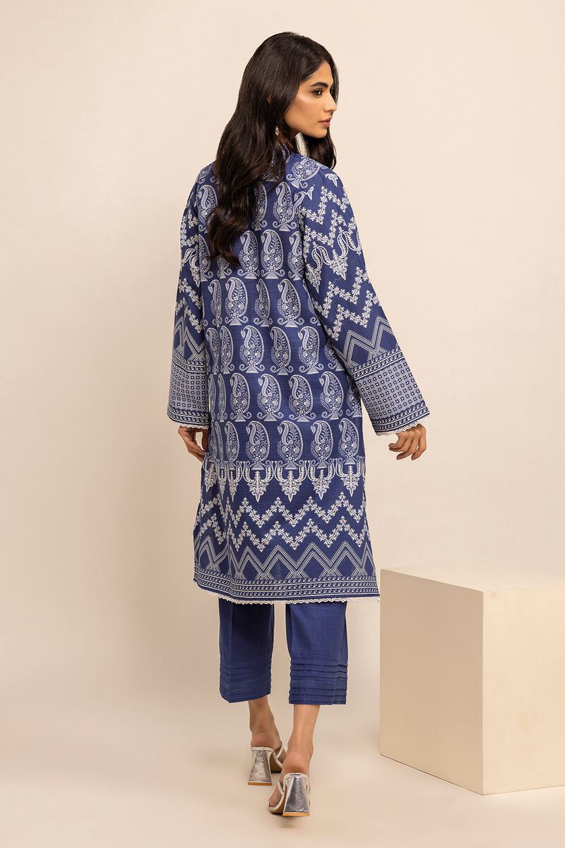 KHAADI | UNSTITCHED 2 PIECE EMBROIDERED LIGHT KHADDAR SUIT
