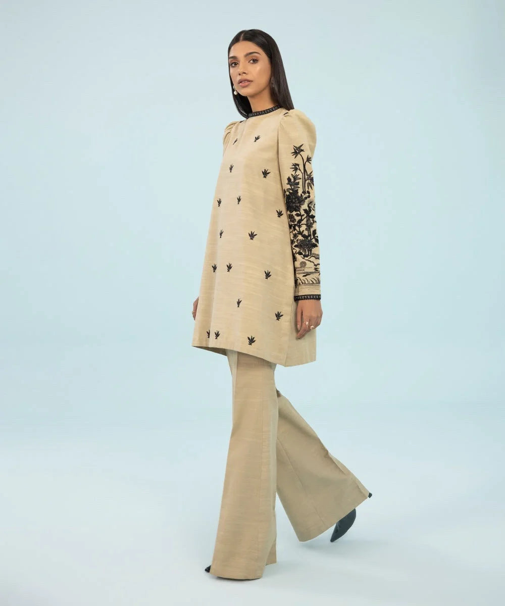 SAPPHIRE | UNSTITCHED 2 PIECE EMBROIDERED KHADDAR SUIT