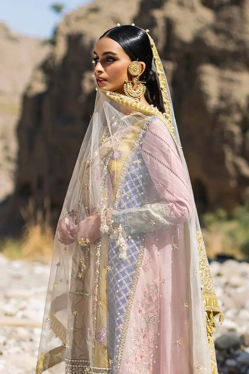 Sana Safinaz | Unstitched 3Pc Embroidered Luxury Lawn | 4B