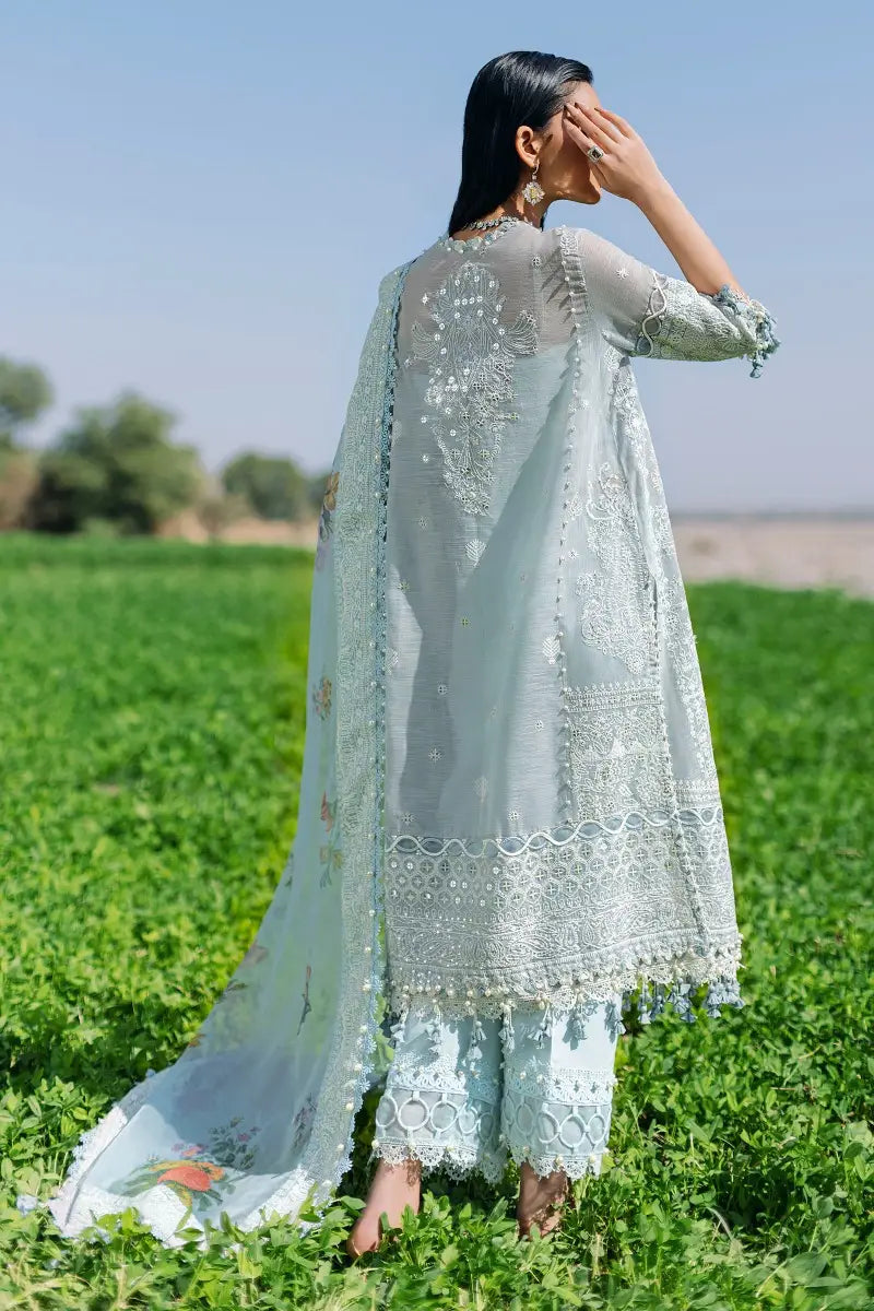 Sana Safinaz | Unstitched 3Pc Embroidered Luxury Lawn | 5B