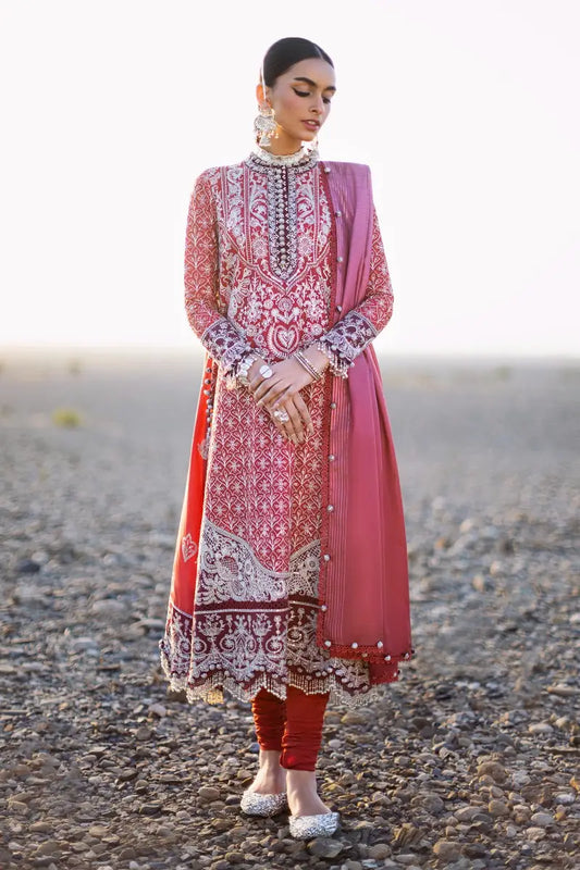 Sana Safinaz | Unstitched 3Pc Embroidered Luxury Lawn | 9A