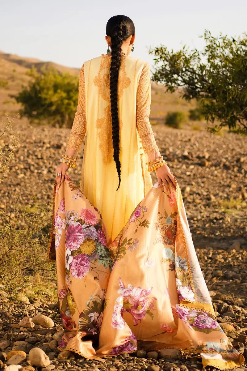 Sana Safinaz | Unstitched 3Pc Embroidered Luxury Lawn | 10B