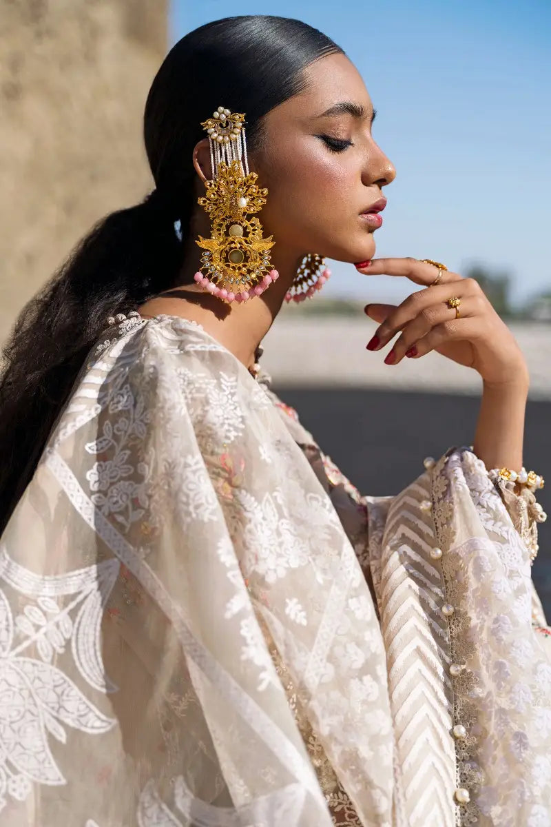 Sana Safinaz | Unstitched 3Pc Embroidered Luxury Lawn | 11A
