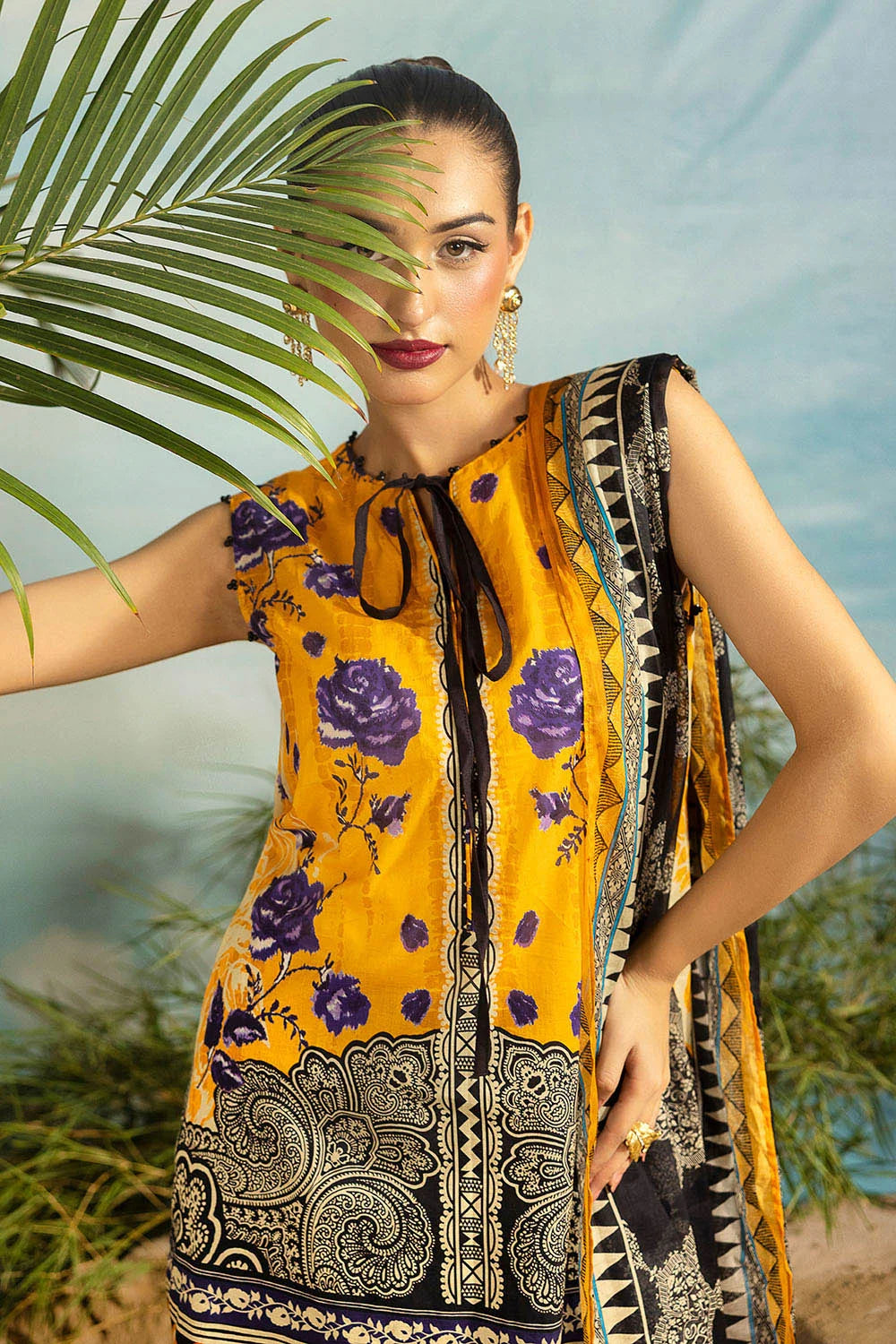 GUL AHMED | 3PC UNSTITCHED PRINTED LAWN SUIT