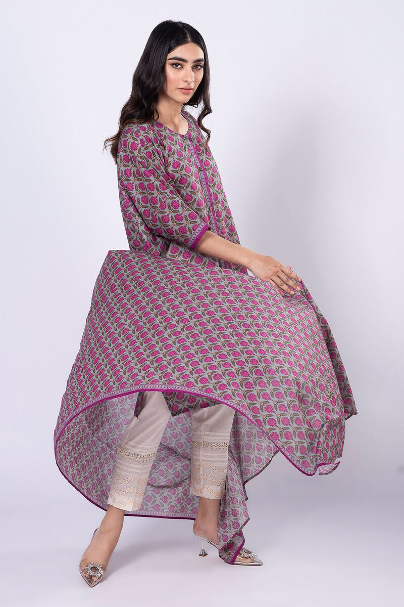 Khaadi | 2 Piece Unstitched Lawn - Top & Dupatta | LLA230518-Blue