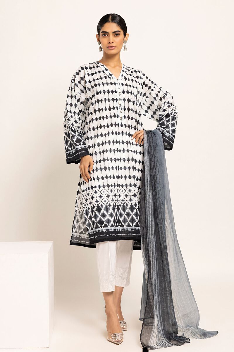 KHAADI | UNSTITCHED 2 PIECE DIGITAL PRINTED LAWN SUIT